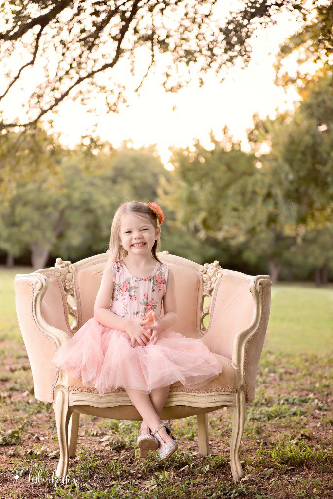 Ella three-year-old session | Children's Outdoor Photography | Colleyville, Tx