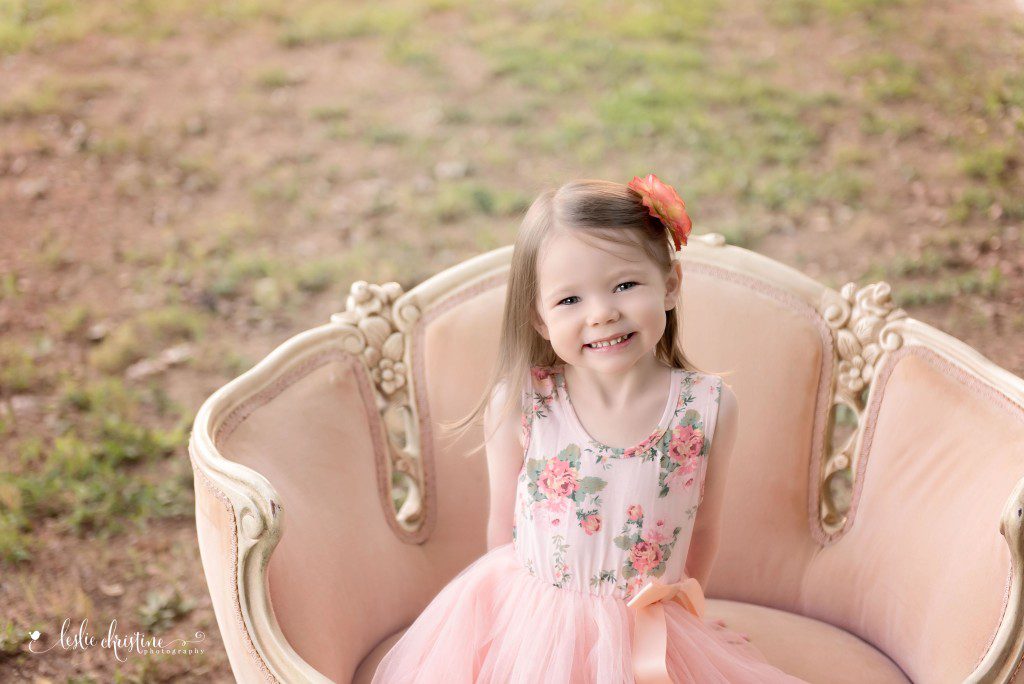 Ella three-year-old session | Children's Outdoor Photography | Colleyville, Tx