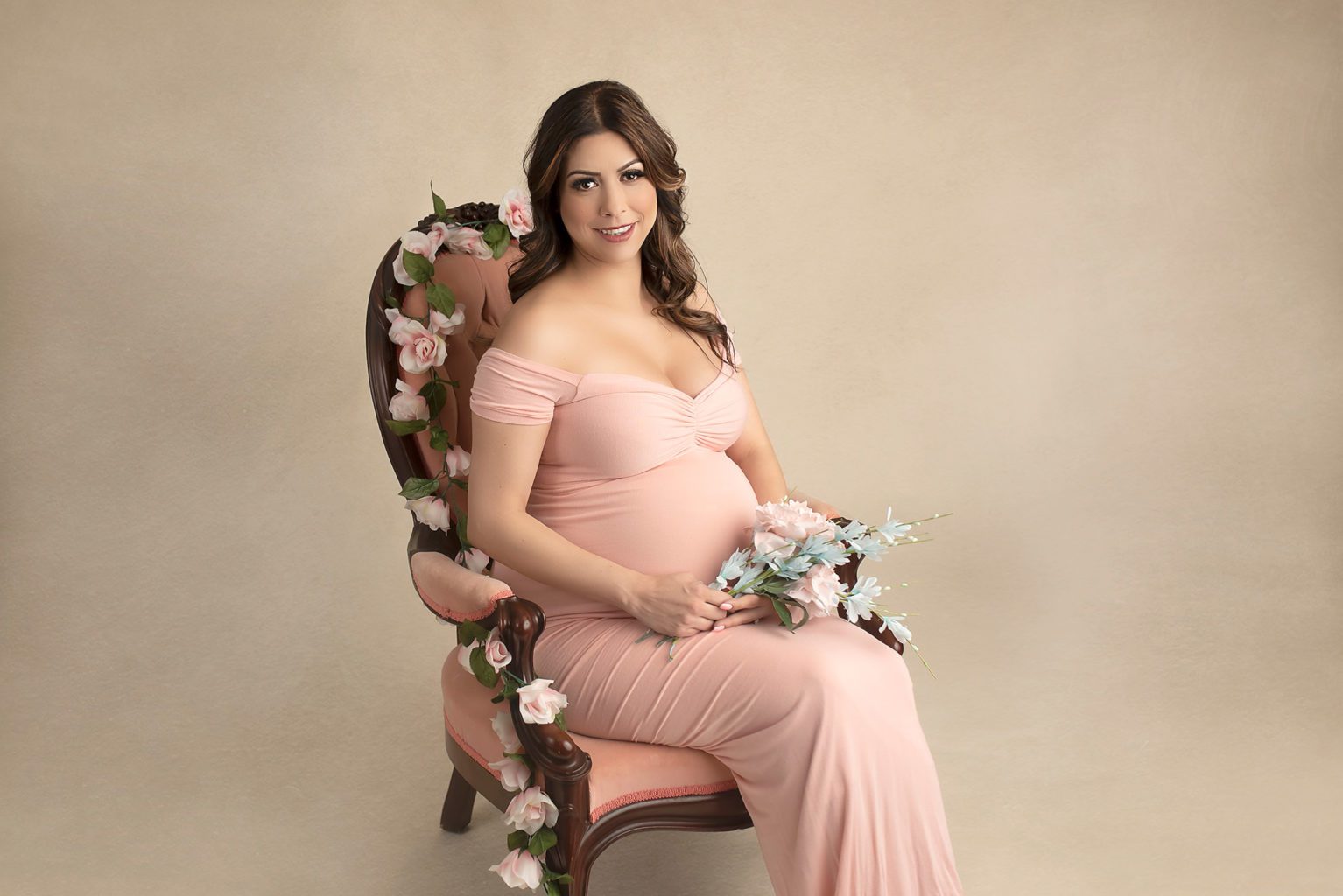 Flower Mound Maternity Photographer Twins Boy Girl